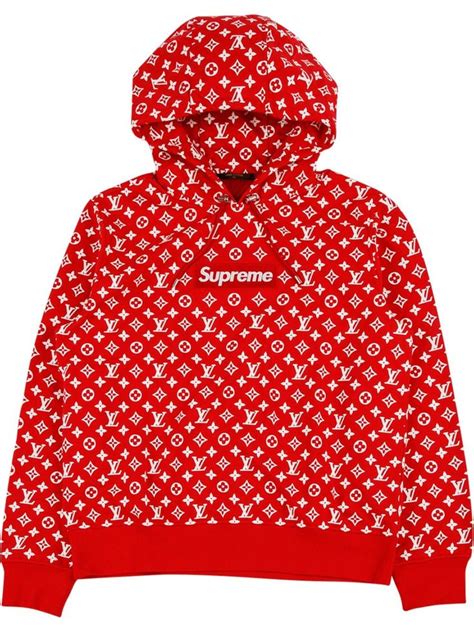 louis vuitton per supreme felpa prezzo|supreme x louis vuitton hoodie.